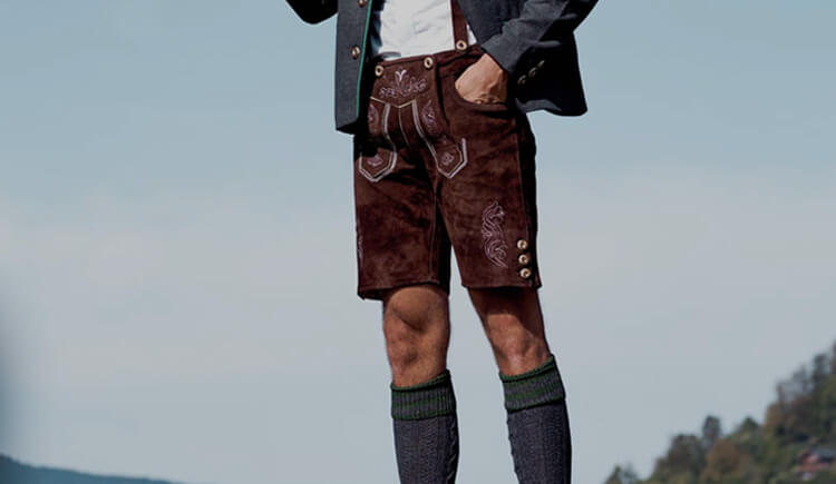 Short Lederhosen for men