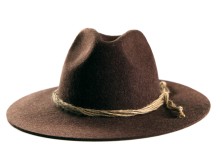 Bavarian hat men H2-043 brown 57 cm (M)