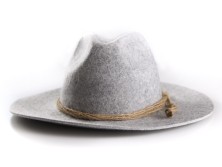 Bavarian hat men H3-054 gray 59 cm (L)