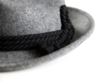 Bavarian hat men H5-055 dark gray 61 cm (XL)