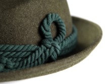 Bavarian hat men H6-040 green 57 cm (M)