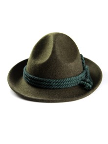 Bavarian hat men H6-040 green 57 cm (M)
