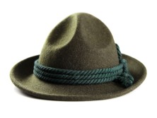 Bavarian hat men H6-040 green 59 cm (L)