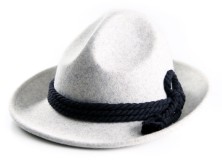 Bavarian hat men H4-053 light gray 57 cm (M)