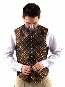 Bavarian vest Titus exclusive (brown)