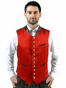 Bavarian vest Lorenz exclusive (red)