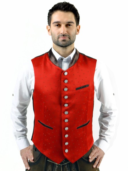 Bavarian vest Lorenz exclusive (red) 50