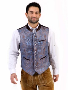 Bavarian vest Quirin exclusive (blue)