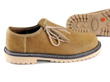 Bavarian shoes brown camel S7