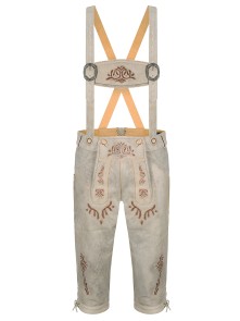 Bavarian Lederhosen Fridolin Vintage Look (beige)