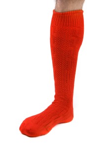 Bavarian socks long (red)