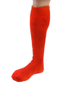 Trachtensocken lang (rot)