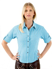 Bavarian blouse Jessi (turquoise)