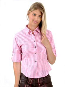 Almbock Trachtenbluse Jessi pink