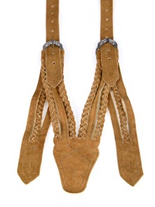Bavarian suspenders medium brown (Norwegian style)