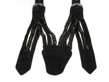 Bavarian suspenders black (Norwegian style)