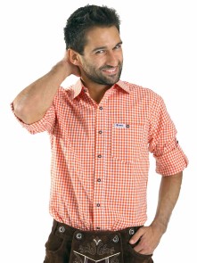 Bavarian shirt Hannes orange