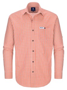 Trachtenhemd Hannes orange 3XL (58-60)