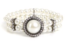 Trachten Armband mit Perlen und Steinen (B1)