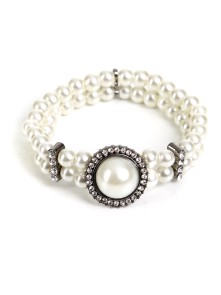 Trachten Armband mit Perlen und Steinen (B1)