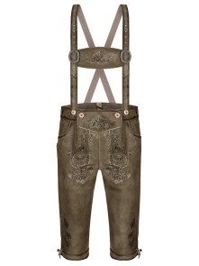 Bavarian lederhosen Franz-Josef goatskin antique (moor...