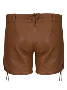 Bavarian ladies lederhosen Catalina extra short (medium brown)