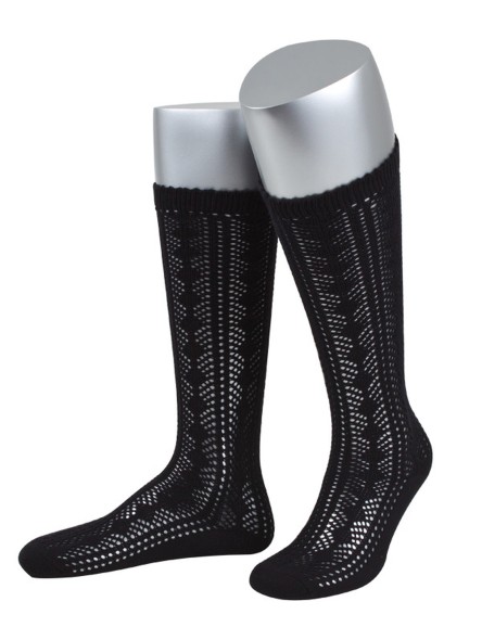 Bavarian knee stockings Ina (black)