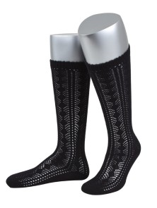 Bavarian knee stockings Ina (black) 36-37