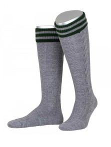 Bavarian socks Albert handmade (medium gray) 40-41