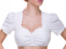 Dirndl blouse Estelle B210 (white) 34