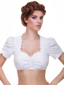 Dirndl blouse Estelle B210 (white) 38