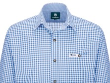 Bavarian shirt Max (sky blue-check)