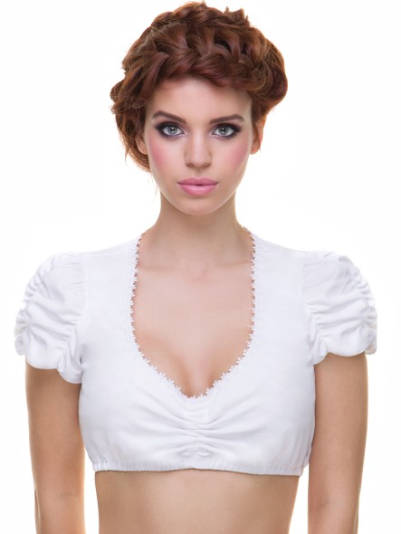 Dirndl blouse Linn B100 (white) 38