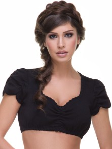 Dirndl blouse Linn B100 (black)