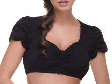 Dirndl blouse Linn B100 (black)