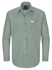 Bavarian shirt Anton (green check) L (50)