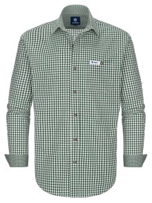 Bavarian shirt Anton (green check) XL (52)