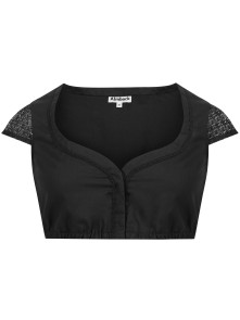 Almbock dirndl blouse Silka black (exclusive)