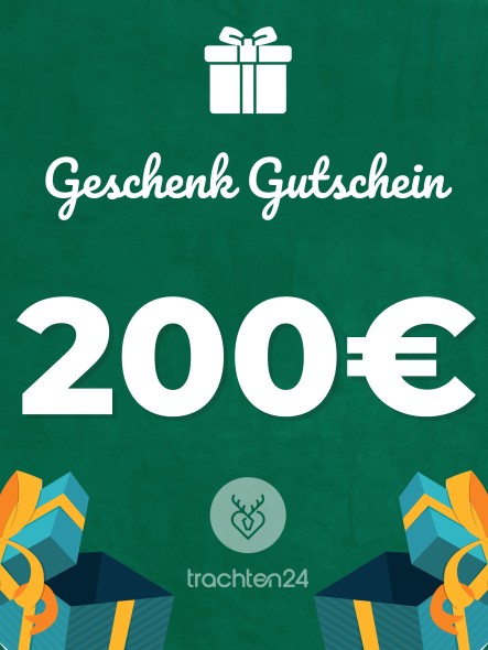 Shopping voucher 200 Euro