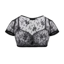 Dirndl blouse Daria (black) 34