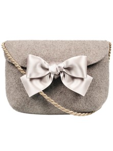 Bavarian bag Lilly taupe (handmade)