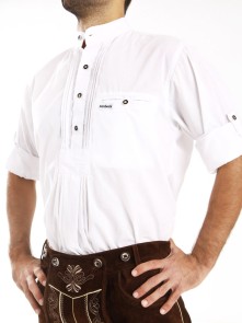 White bavarian shirt Fidelius S (46)