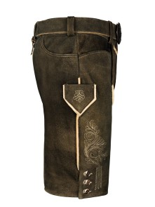 Bavarian lederhosen deer Graz (brown antique)