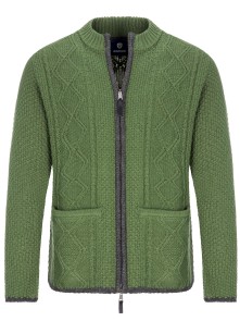 Almbock bavarian cardigan Chris (forest green)