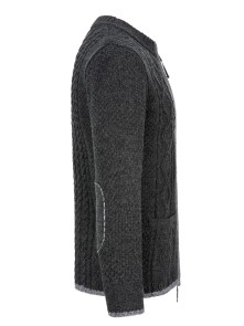 Almbock bavarian cardigan Chris (anthracite gray)