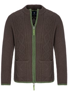 Almbock bavarian cardigan Chris (dark brown)