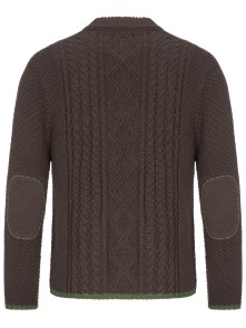 Almbock bavarian cardigan Chris (dark brown)