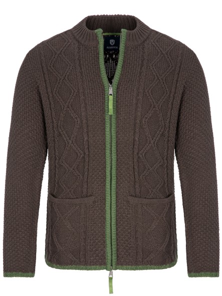 Almbock bavarian cardigan Chris (dark brown) 3XL