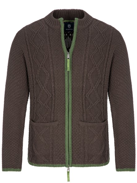 Almbock bavarian cardigan Chris (dark brown) 3XL