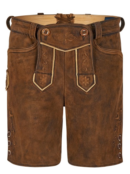 Almbock Bavarian lederhosen ladies Bärbl brown used